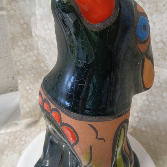 Coyote Ceramic * Made in Mexico * Howling Talavara Coyote - Picture 6 of 9